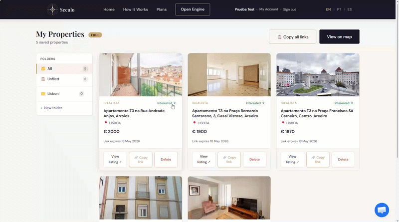 Free — Save properties